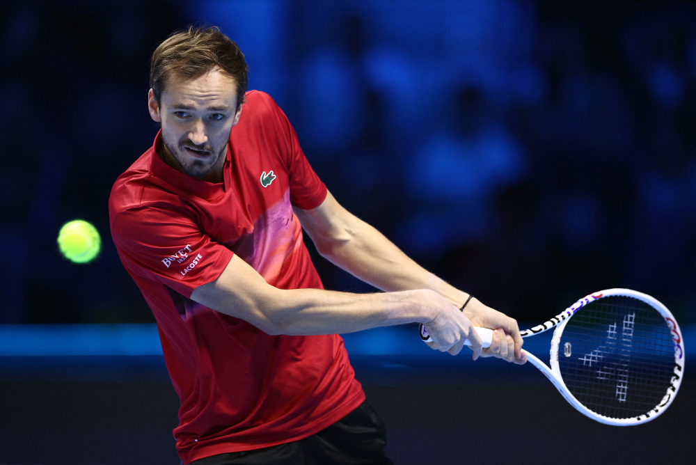 戴维斯杯力克ATP总决赛，梅德韦杰夫高光表现